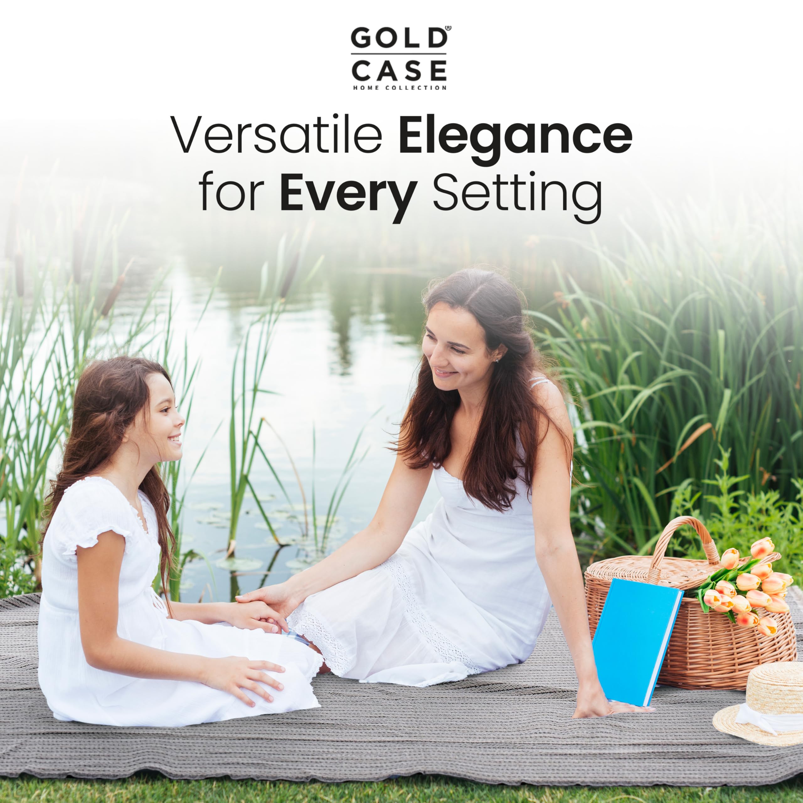 Gold Case Throw Blanket for Couch - 100% Recycled Turkish Cotton Blankets & Throws - Vintage Soft Throw Blankets for Living Room - Boho Decorative Woven Couch Blanket - 50x60 - Black