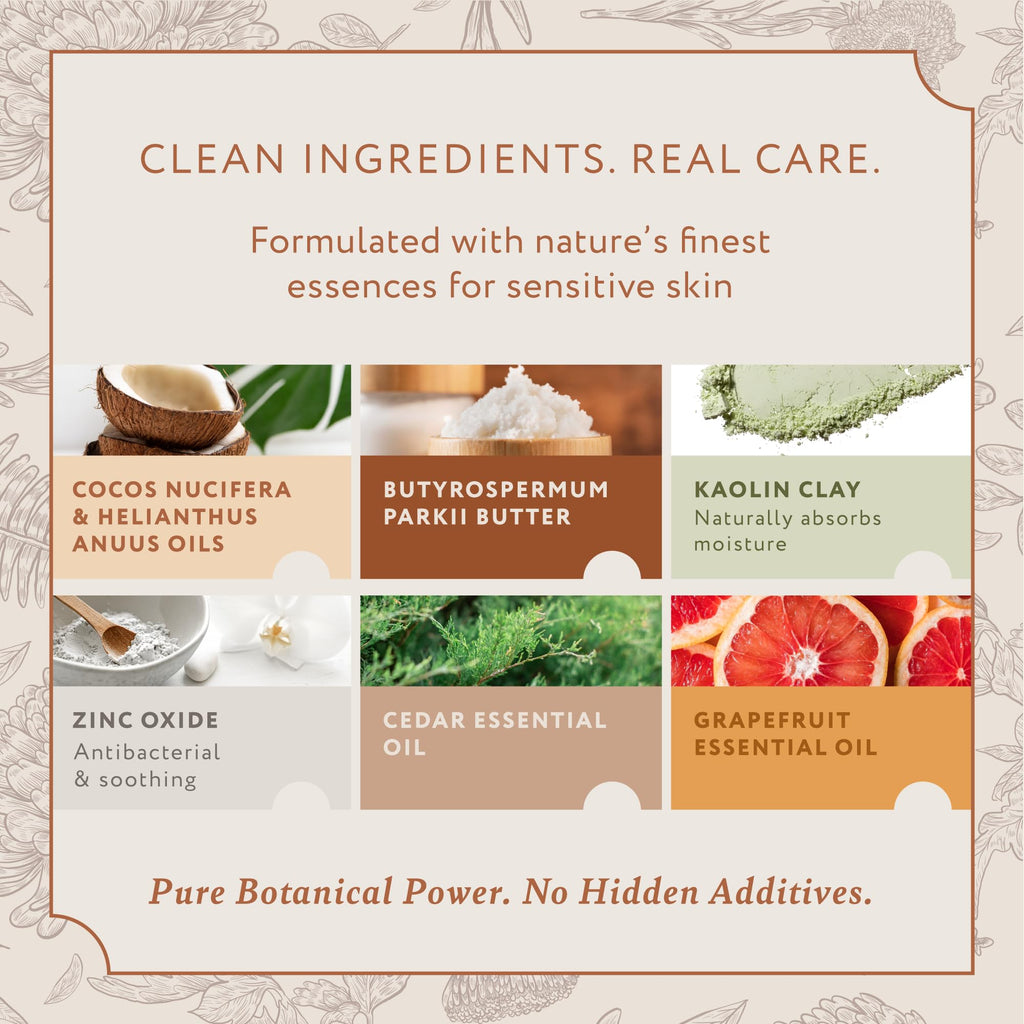 Mary Case Natural Deodorant Cream for Women & Men – Aluminum Free Deodorant Cream 1.7 oz – 48–72 Hour Odor Protection – Includes Wooden Scoop